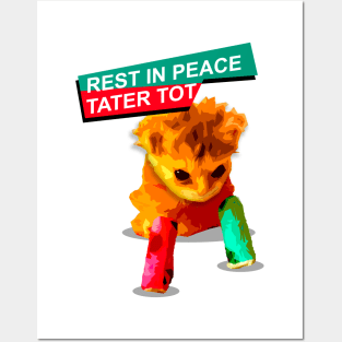 Tater tot cat Posters and Art